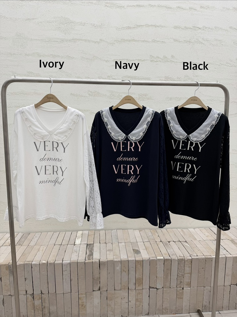 LOVABLE韓國直郵女裝新款人氣真品熱賣休閑職業時尚長袖T恤LOVABLE長袖T恤