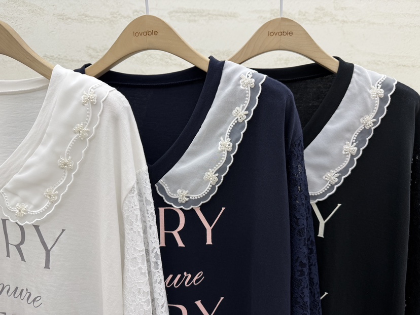 LOVABLE韓國直郵女裝新款人氣真品熱賣休閑職業時尚長袖T恤LOVABLE長袖T恤