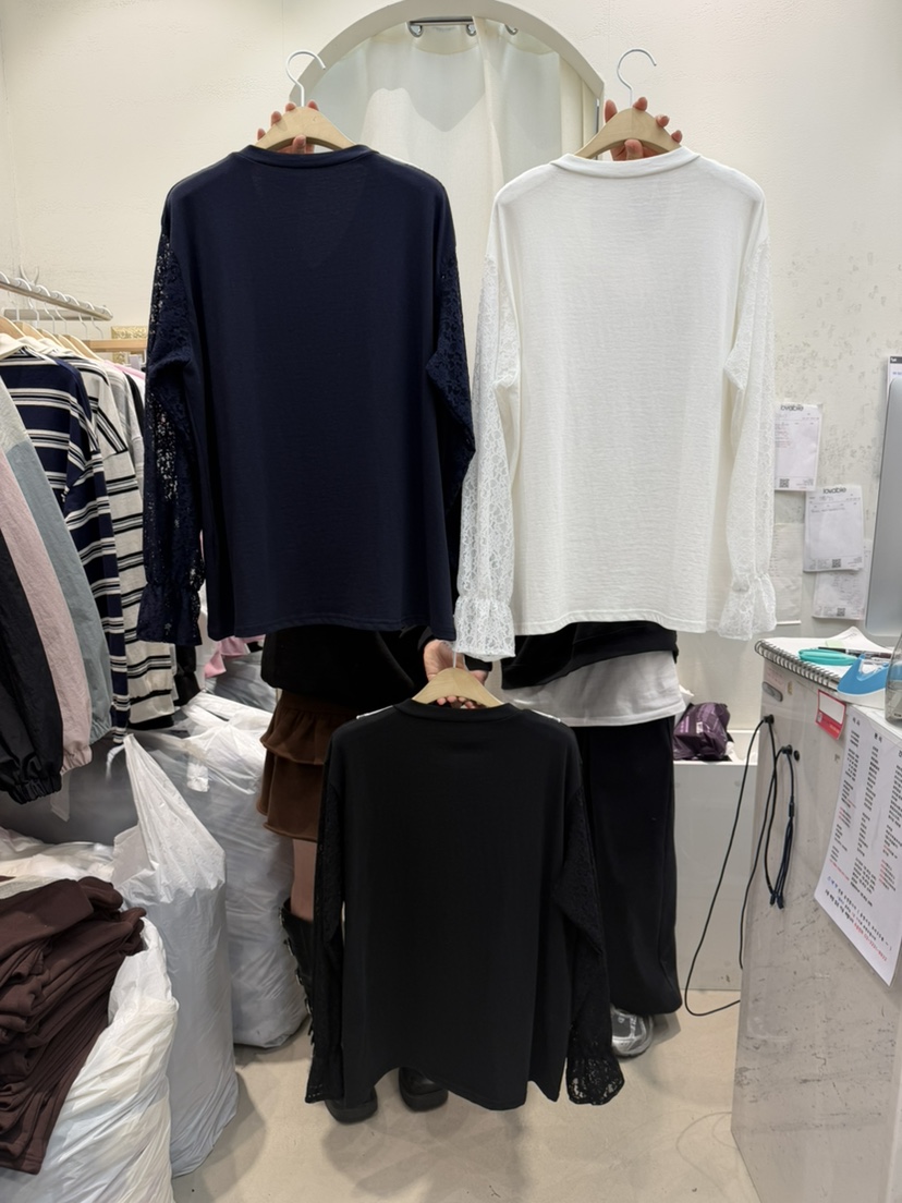 LOVABLE韓國直郵女裝新款人氣真品熱賣休閑職業時尚長袖T恤LOVABLE長袖T恤