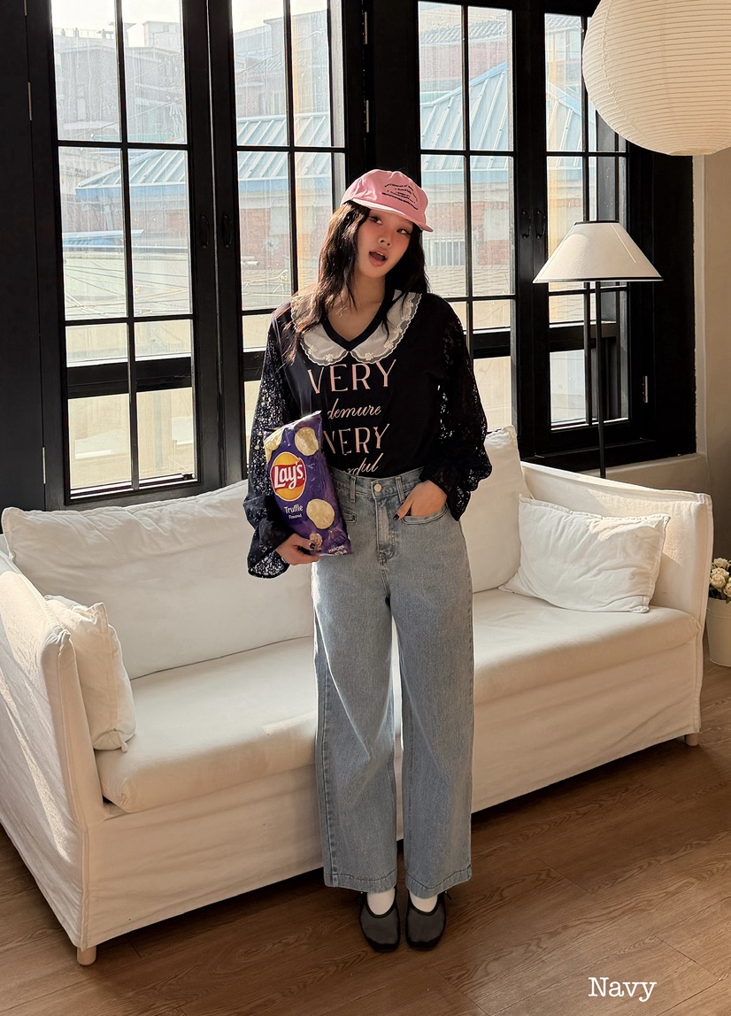 LOVABLE韓國直郵女裝新款人氣真品熱賣休閑職業時尚長袖T恤LOVABLE長袖T恤