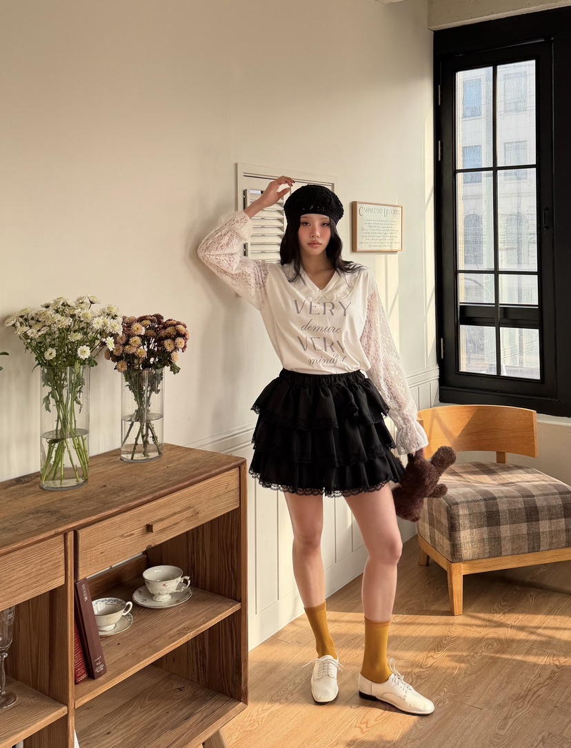 LOVABLE韓國直郵女裝新款人氣真品熱賣休閑職業時尚長袖T恤LOVABLE長袖T恤