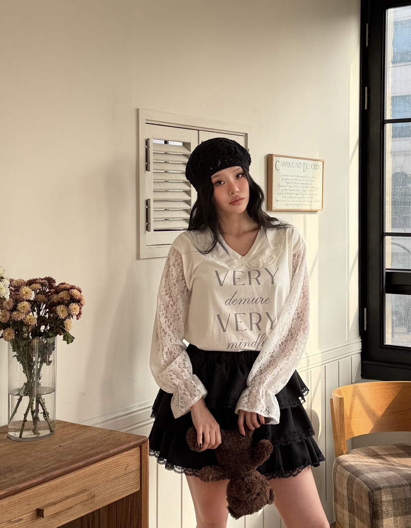 LOVABLE韓國直郵女裝新款人氣真品熱賣休閑職業時尚長袖T恤LOVABLE長袖T恤