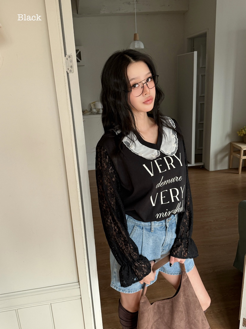 LOVABLE韓國直郵女裝新款人氣真品熱賣休閑職業時尚長袖T恤LOVABLE長袖T恤