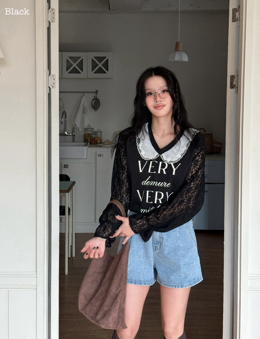 LOVABLE韓國直郵女裝新款人氣真品熱賣休閑職業時尚長袖T恤LOVABLE長袖T恤