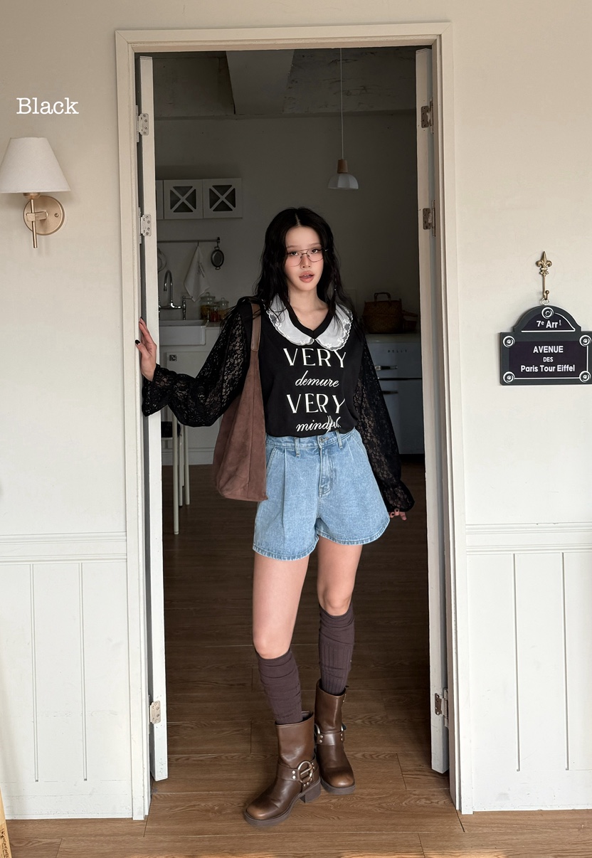 LOVABLE韓國直郵女裝新款人氣真品熱賣休閑職業時尚長袖T恤LOVABLE長袖T恤