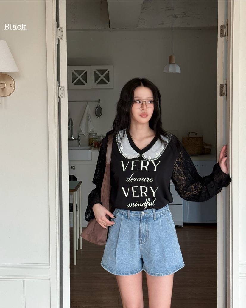 LOVABLE韓國直郵女裝新款人氣真品熱賣休閑職業時尚長袖T恤LOVABLE長袖T恤