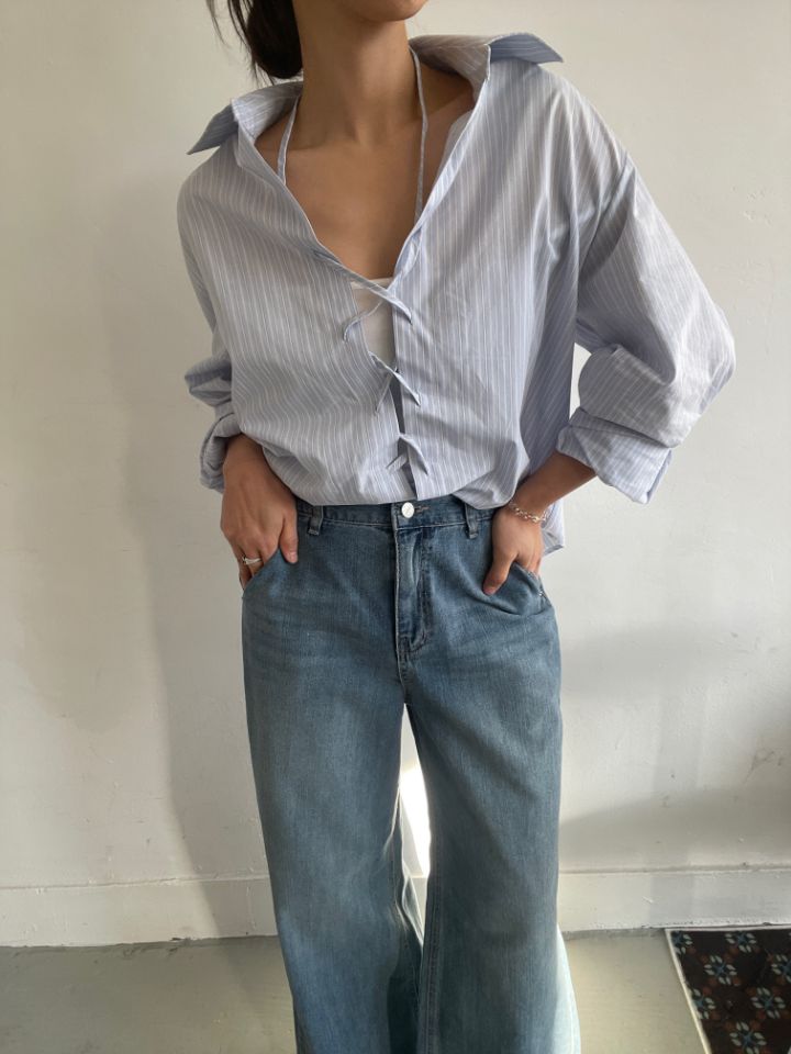 CRONG東大門代購女裝新款熱賣26春夏人氣職業時尚襯衫蕾絲衫CRONG襯衫/蕾絲衫