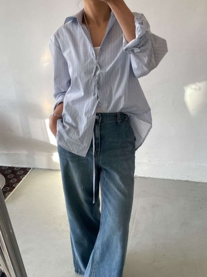 CRONG東大門代購女裝新款熱賣26春夏人氣職業時尚襯衫蕾絲衫CRONG襯衫/蕾絲衫