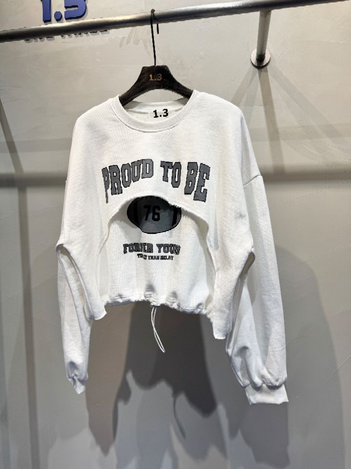 1.3韓國代購女士新品真品職業休閑推薦時尚26春夏熱賣衛衣1.3衛衣