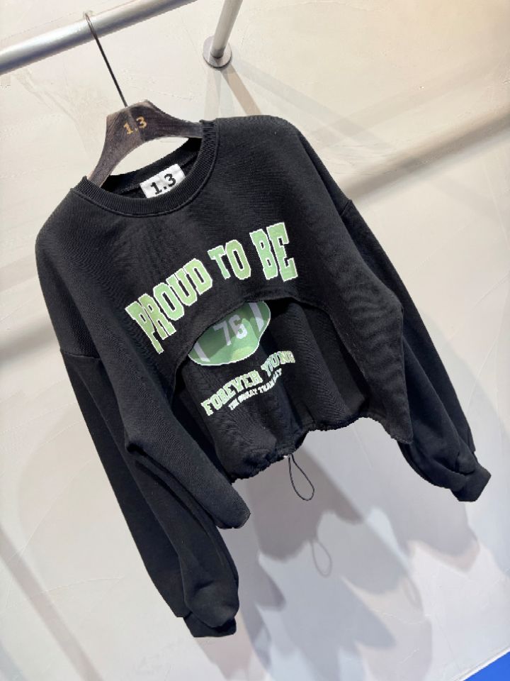 1.3韓國代購女士新品真品職業休閑推薦時尚26春夏熱賣衛衣1.3衛衣