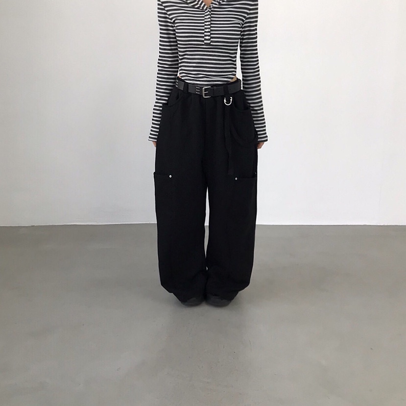 2TWO MOON韓國直郵女士新品職業26春夏推薦休閑褲不含腰帶2TWO MOON休閑褲