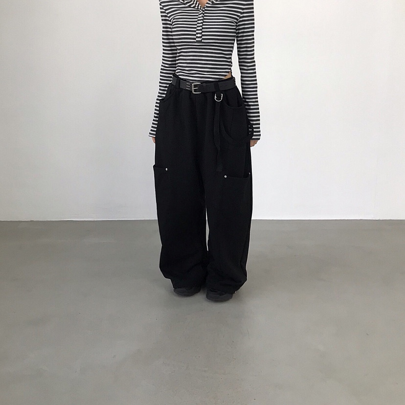 2TWO MOON韓國直郵女士新品職業26春夏推薦休閑褲不含腰帶2TWO MOON休閑褲