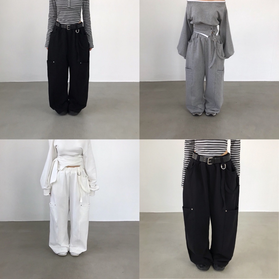 2TWO MOON韓國直郵女士新品職業26春夏推薦休閑褲不含腰帶2TWO MOON休閑褲