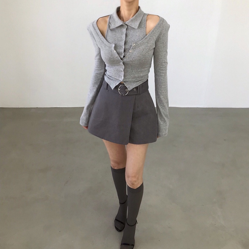 2TWO MOON韓國代購女裝新款真品人氣職業26春夏休閑長袖T恤2TWO MOON長袖T恤