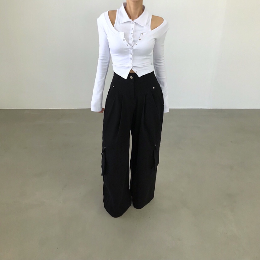 2TWO MOON韓國代購女裝新款真品人氣職業26春夏休閑長袖T恤2TWO MOON長袖T恤