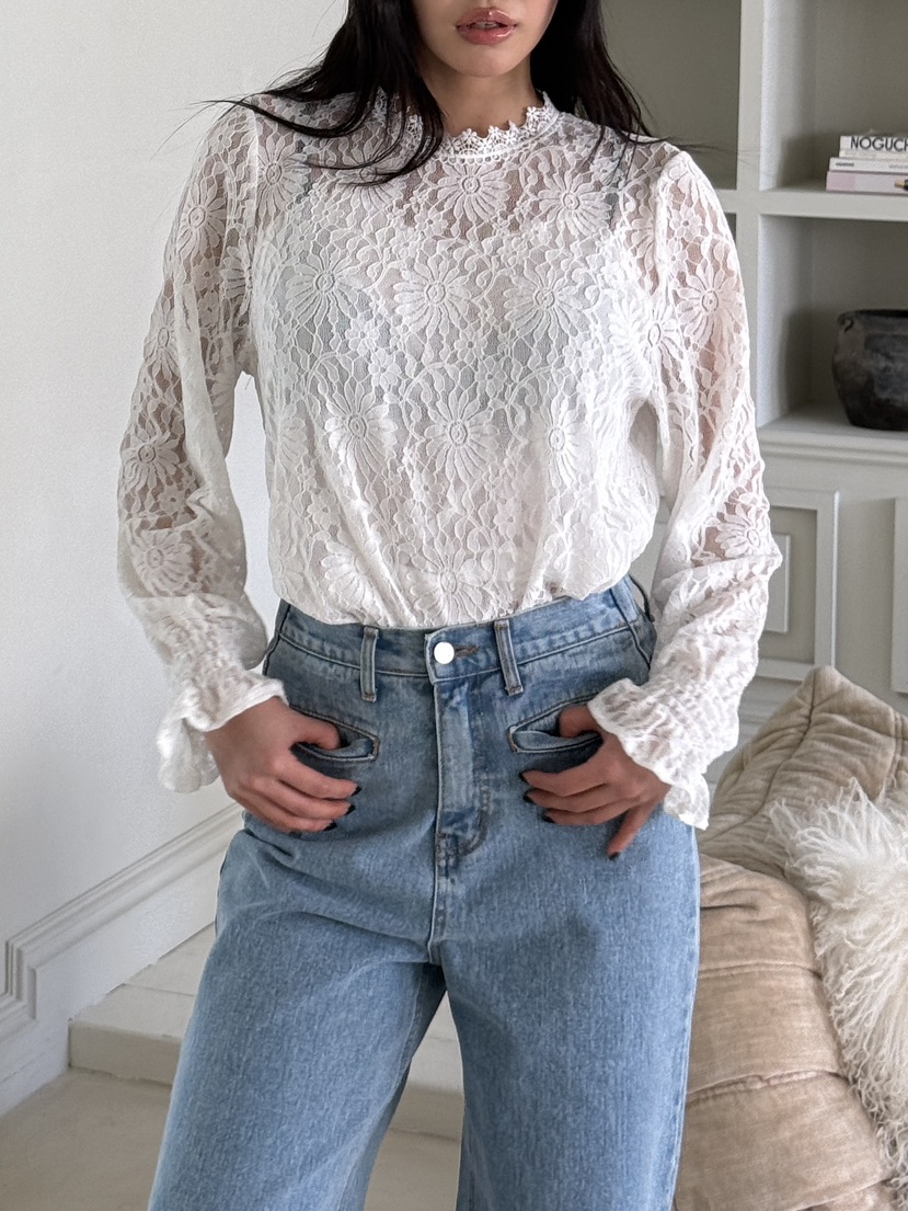 LOVABLE東大門代購女士新款熱賣26春夏人氣職業襯衫蕾絲衫LOVABLE襯衫/蕾絲衫