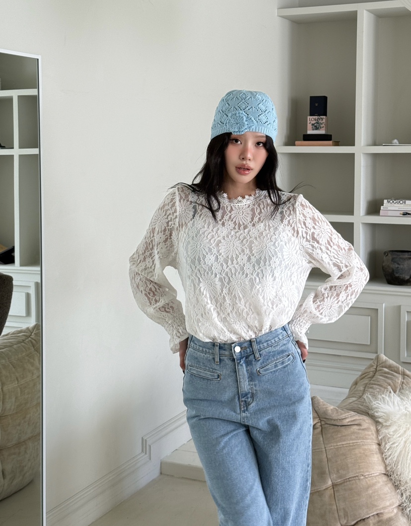 LOVABLE東大門代購女士新款熱賣26春夏人氣職業襯衫蕾絲衫LOVABLE襯衫/蕾絲衫