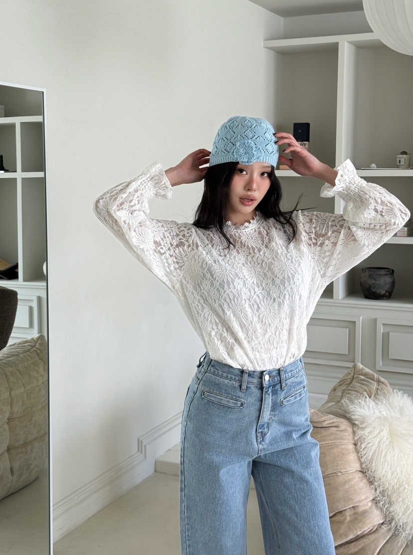 LOVABLE東大門代購女士新款熱賣26春夏人氣職業襯衫蕾絲衫LOVABLE襯衫/蕾絲衫