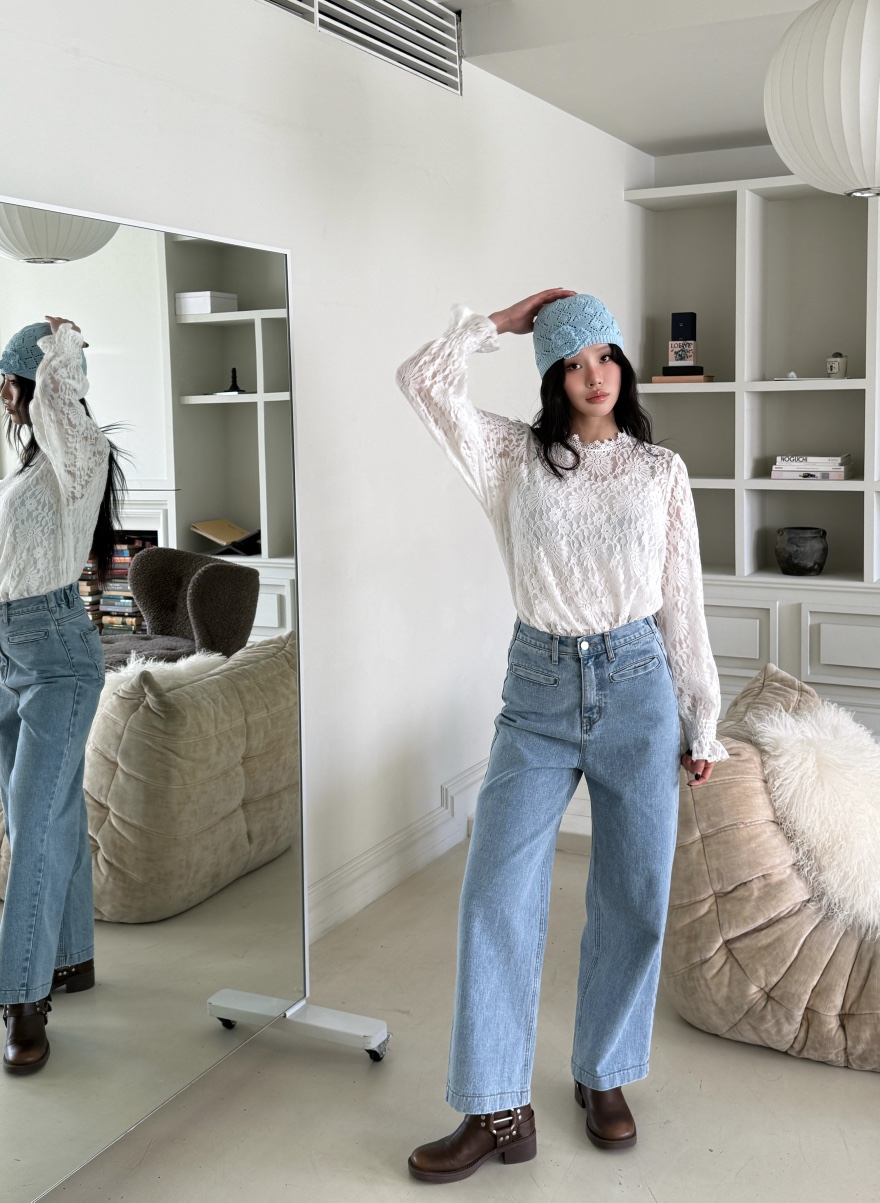 LOVABLE東大門代購女士新款熱賣26春夏人氣職業襯衫蕾絲衫LOVABLE襯衫/蕾絲衫