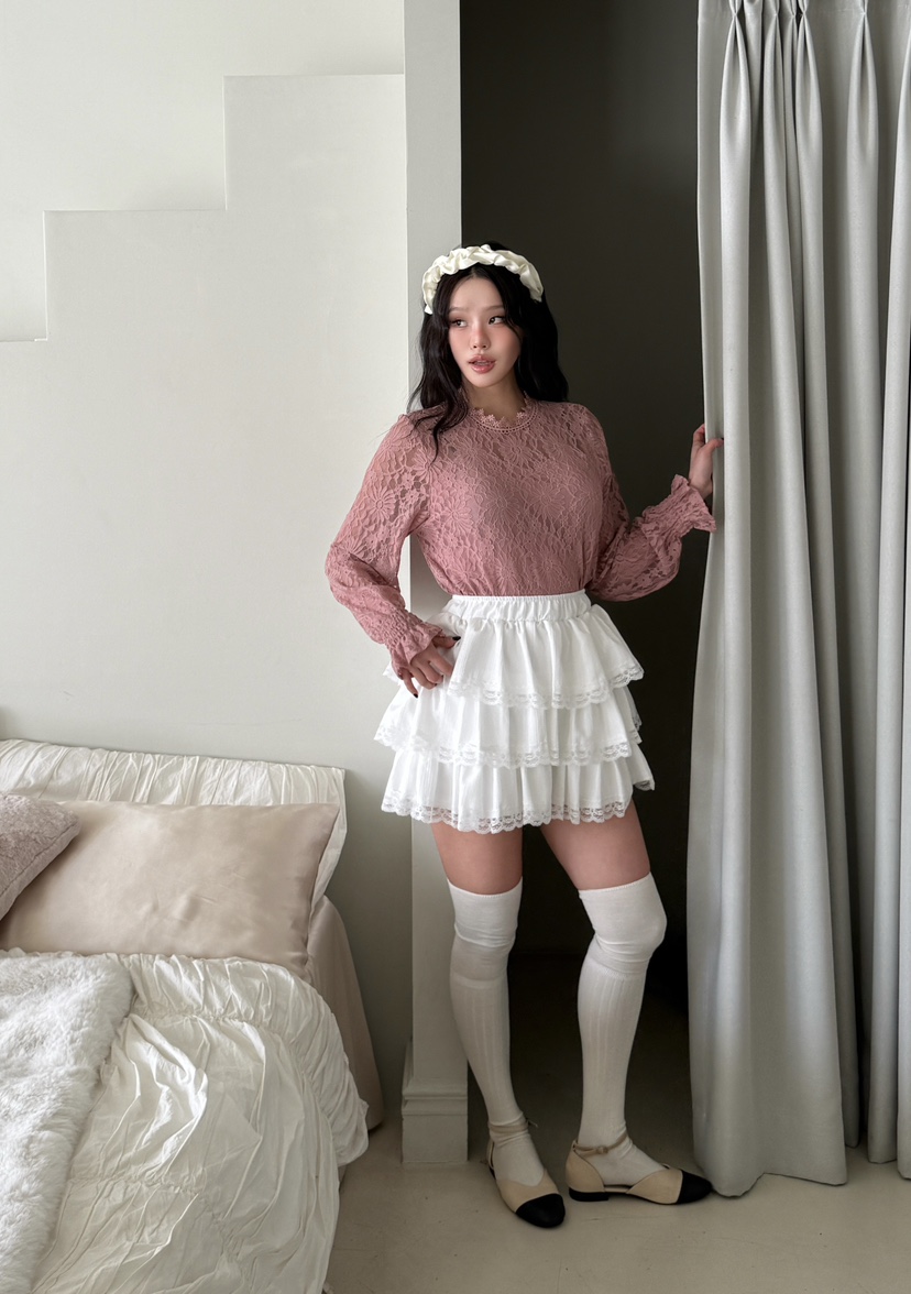 LOVABLE東大門代購女士新款熱賣26春夏人氣職業襯衫蕾絲衫LOVABLE襯衫/蕾絲衫