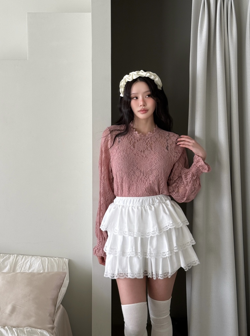 LOVABLE東大門代購女士新款熱賣26春夏人氣職業襯衫蕾絲衫LOVABLE襯衫/蕾絲衫