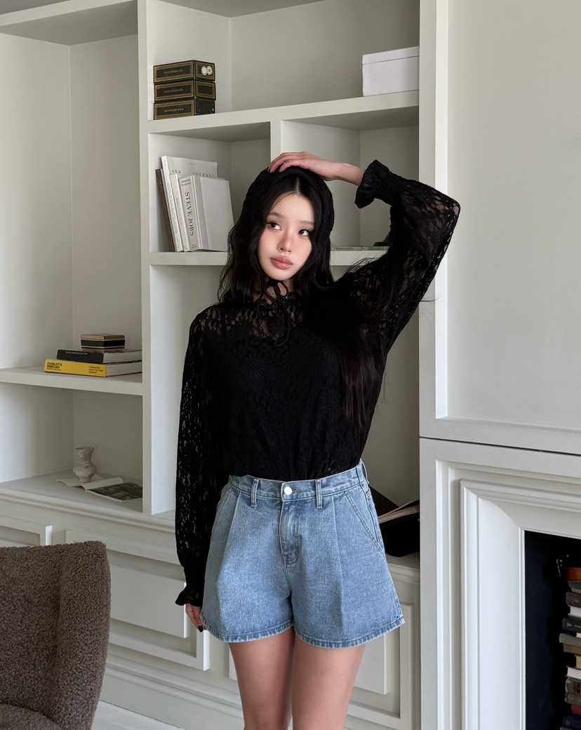 LOVABLE東大門代購女士新款熱賣26春夏人氣職業襯衫蕾絲衫LOVABLE襯衫/蕾絲衫