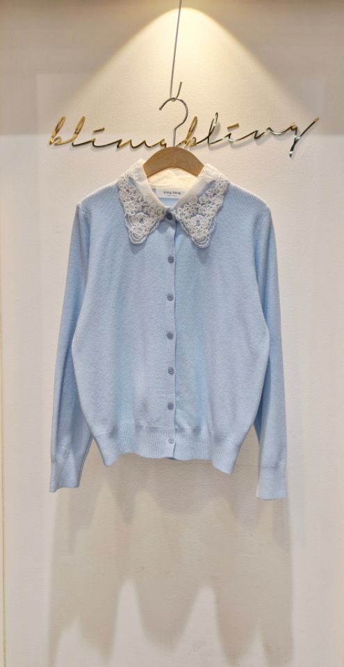 BLING BLING-S/RICO東大門代購女裝新品熱賣針織衫拉絲開衫BLING BLING-S/RICO針織衫