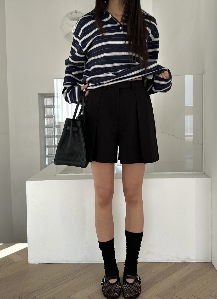 LE VASE東大門實拍女士新品推薦休閑時尚職業人氣長袖T恤LE VASE長袖T恤