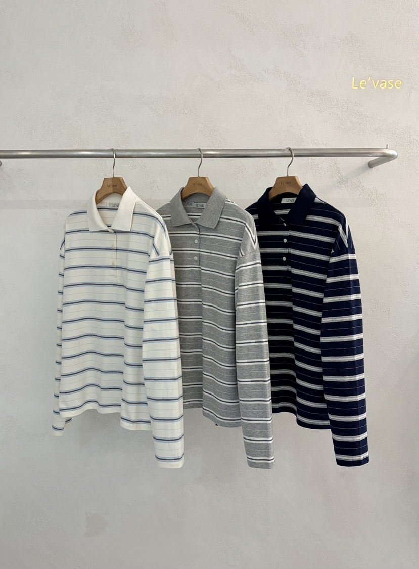 LE VASE東大門實拍女士新品推薦休閑時尚職業人氣長袖T恤LE VASE長袖T恤