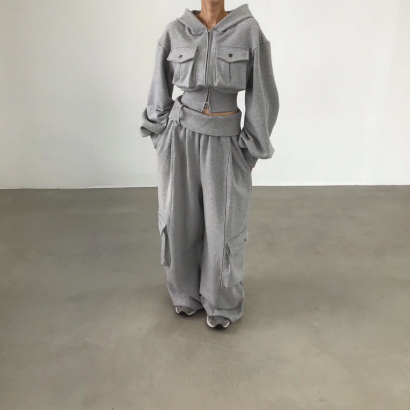 2TWO MOON韓國直郵女士新款休閑26春夏職業真品衛衣口袋2TWO MOON衛衣