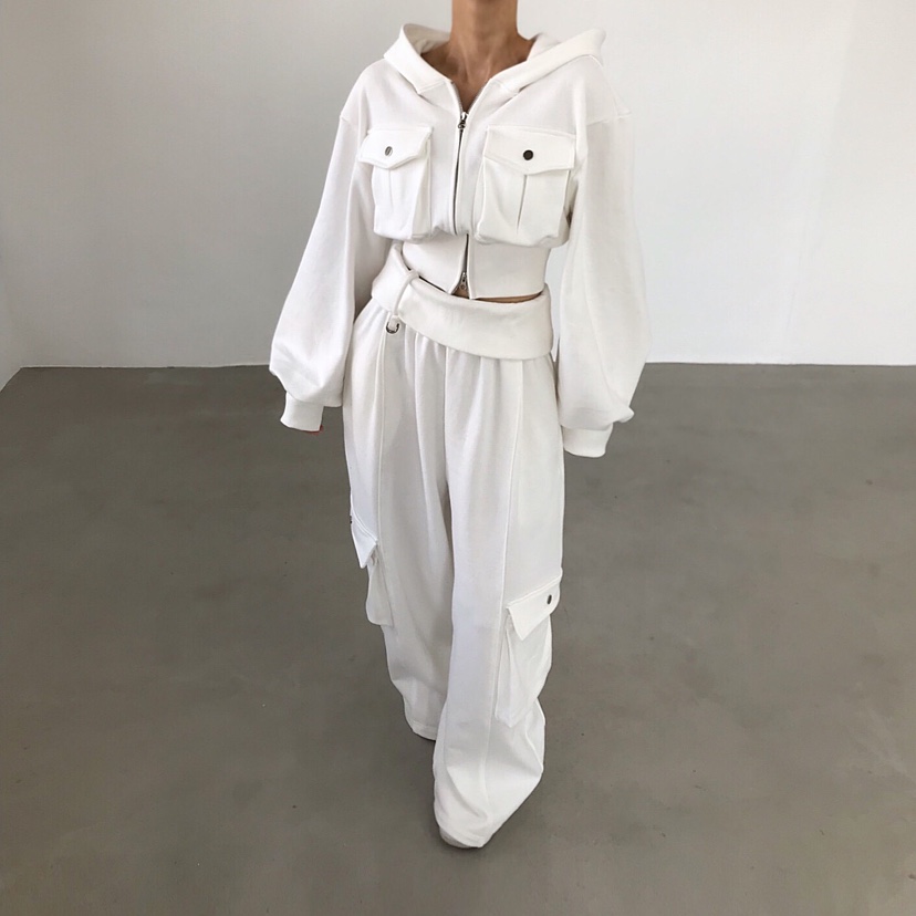 2TWO MOON韓國直郵女士新款休閑26春夏職業真品衛衣口袋2TWO MOON衛衣