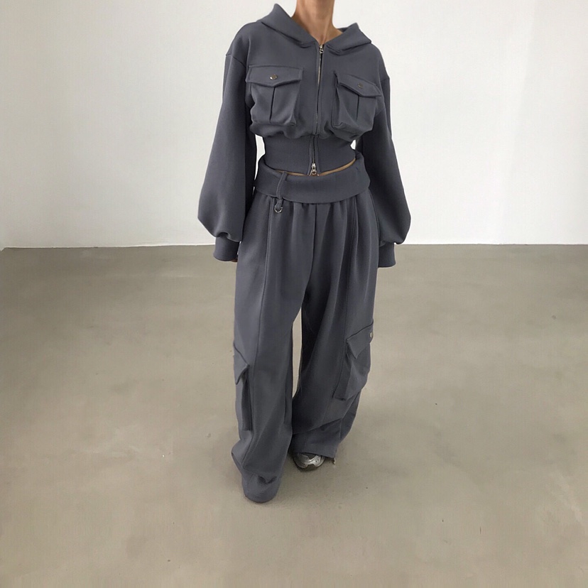 2TWO MOON韓國直郵女士新款休閑26春夏職業真品衛衣口袋2TWO MOON衛衣