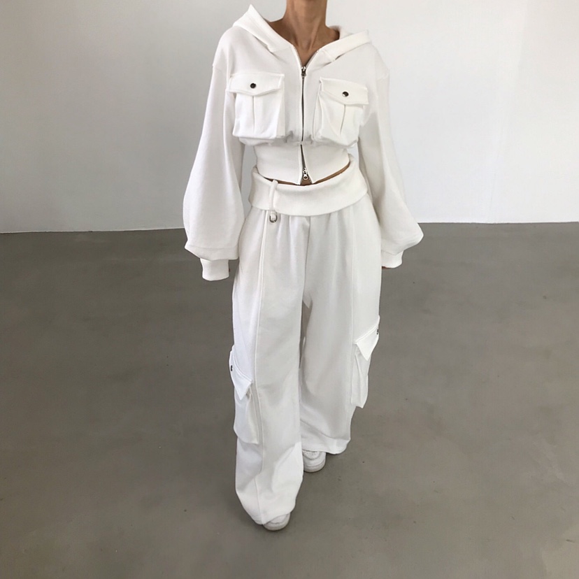 2TWO MOON韓國直郵女士新款休閑26春夏職業真品衛衣口袋2TWO MOON衛衣圖色1