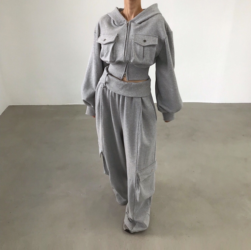 2TWO MOON韓國直郵女士新款休閑26春夏職業真品衛衣口袋2TWO MOON衛衣圖色2