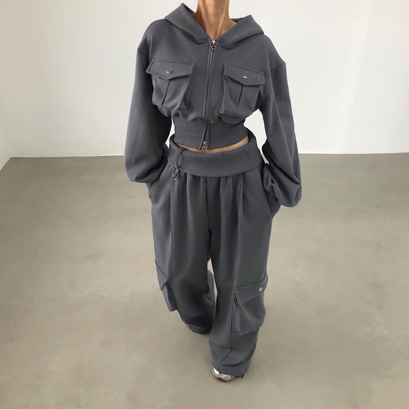 2TWO MOON韓國直郵女士新款休閑26春夏職業真品衛衣口袋2TWO MOON衛衣圖色3