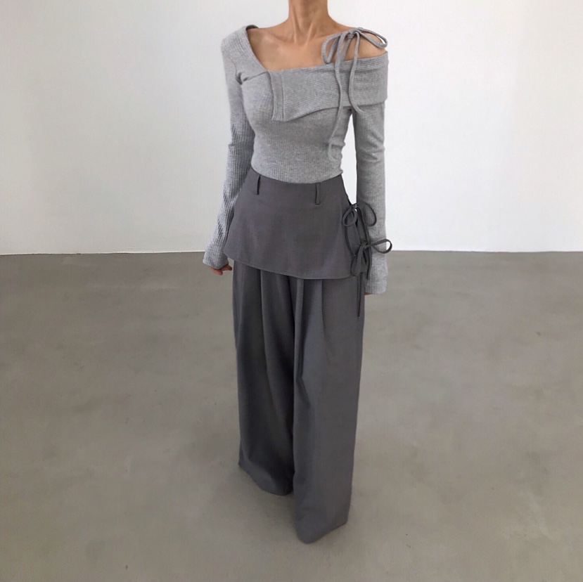 2TWO MOON韓國直郵女士新品熱賣人氣休閑推薦職業長袖T恤2TWO MOON長袖T恤