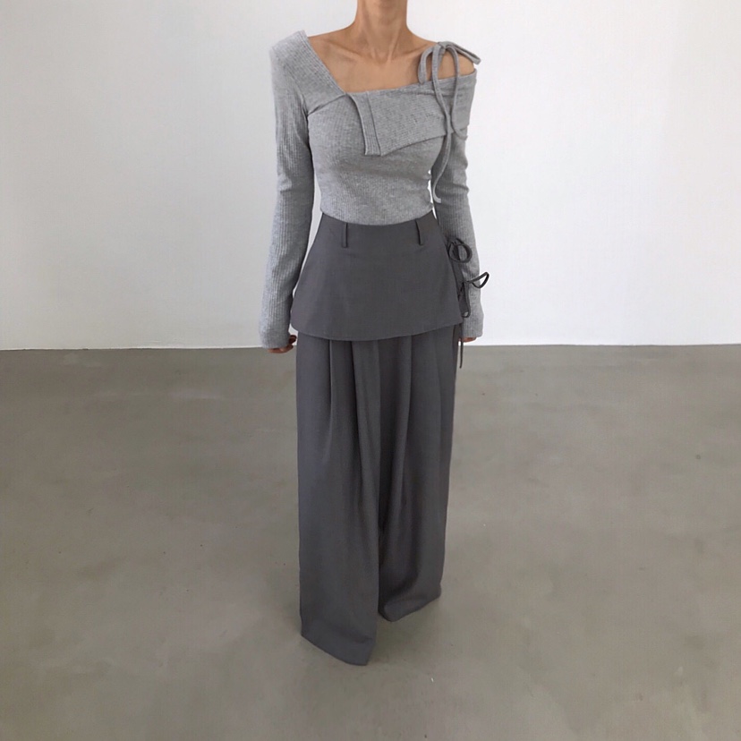 2TWO MOON韓國直郵女士新品熱賣人氣休閑推薦職業長袖T恤2TWO MOON長袖T恤