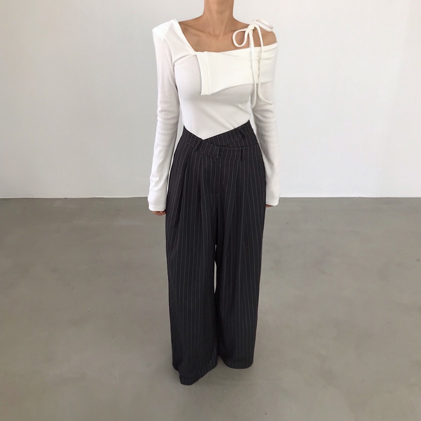 2TWO MOON韓國直郵女士新品熱賣人氣休閑推薦職業長袖T恤2TWO MOON長袖T恤