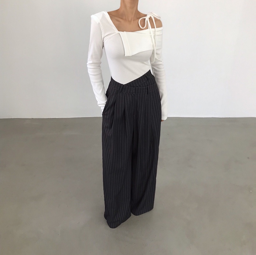 2TWO MOON韓國直郵女士新品熱賣人氣休閑推薦職業長袖T恤2TWO MOON長袖T恤