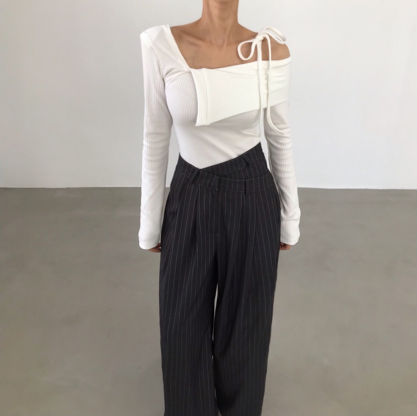 2TWO MOON韓國直郵女士新品熱賣人氣休閑推薦職業長袖T恤2TWO MOON長袖T恤圖色3