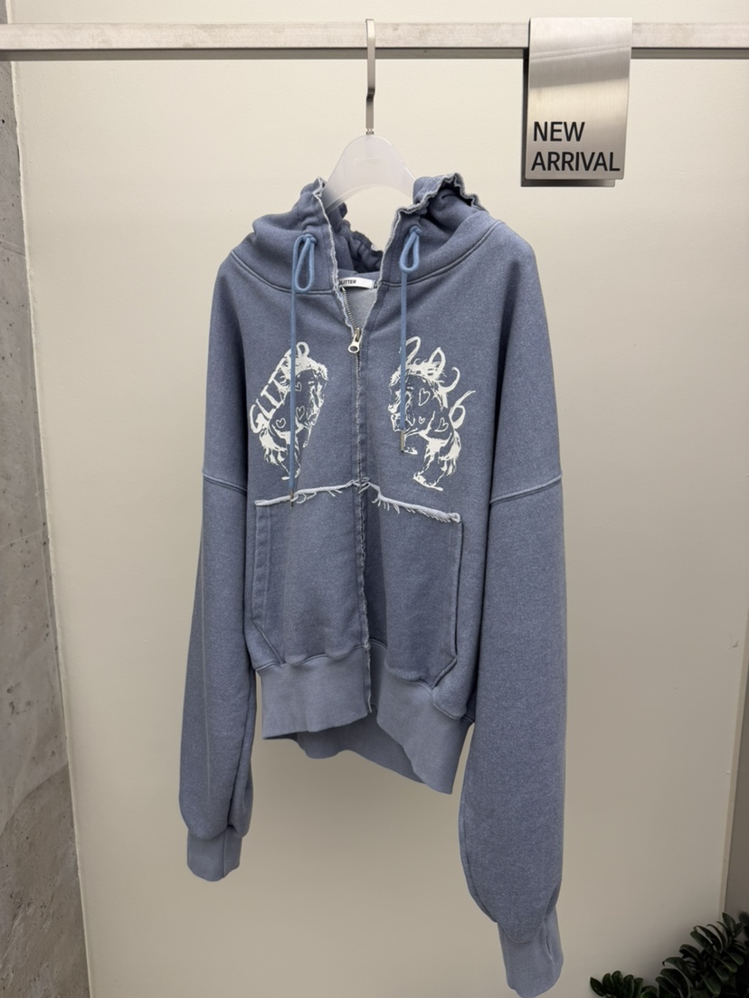 GLITTER東大門實拍女裝新款時尚真品熱賣職業人氣休閑衛衣GLITTER衛衣圖色1