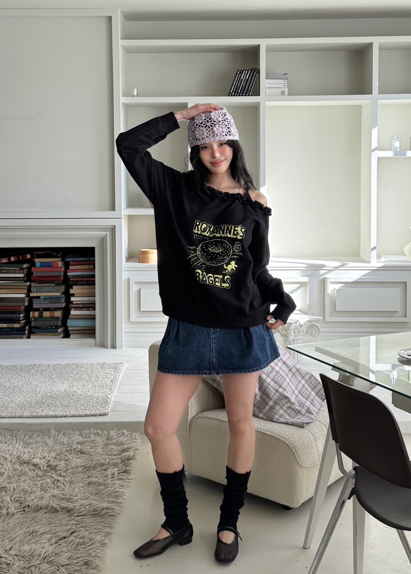 LOVABLE東大門實拍女裝新款人氣26春夏時尚真品熱賣推薦衛衣LOVABLE衛衣