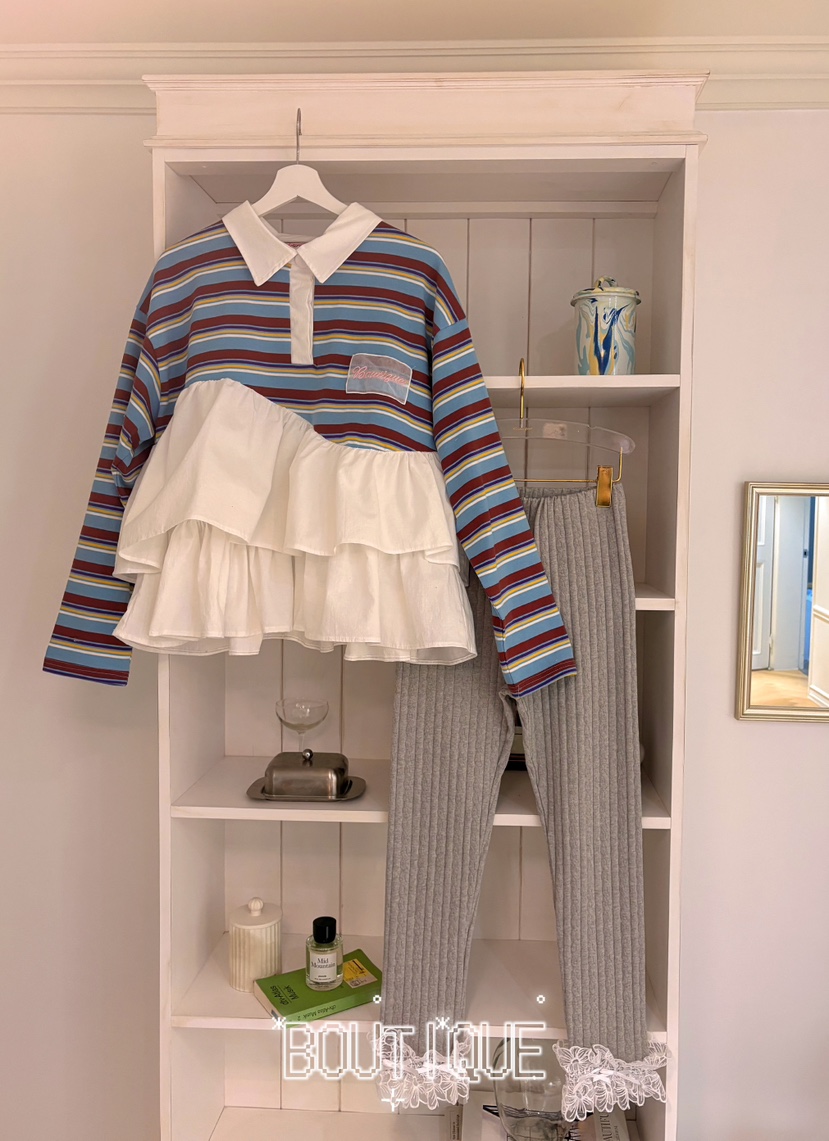 BOUTIQUE-L東大門實拍女士新款熱賣時尚推薦職業長袖T恤BOUTIQUE-L長袖T恤