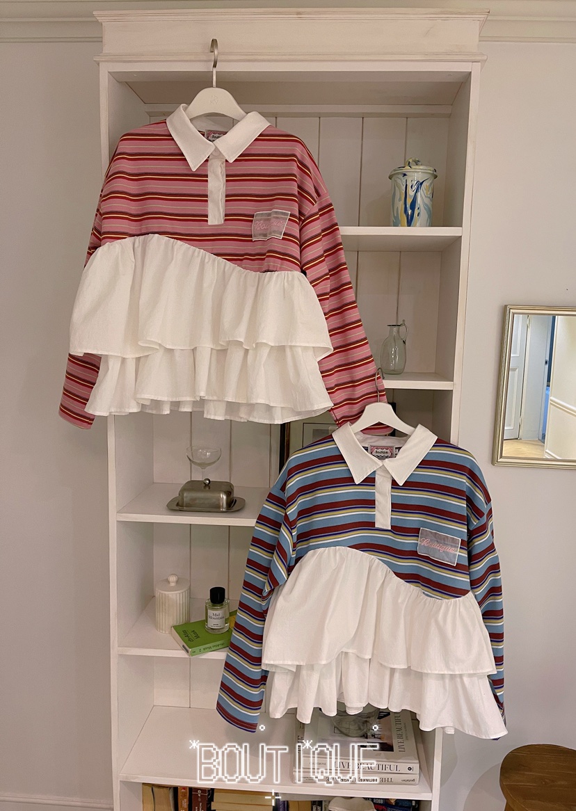 BOUTIQUE-L東大門實拍女士新款熱賣時尚推薦職業長袖T恤BOUTIQUE-L長袖T恤