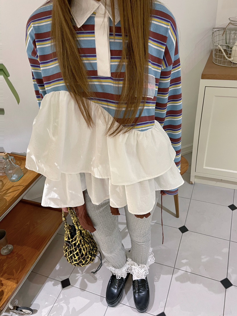 BOUTIQUE-L東大門實拍女士新款熱賣時尚推薦職業長袖T恤BOUTIQUE-L長袖T恤