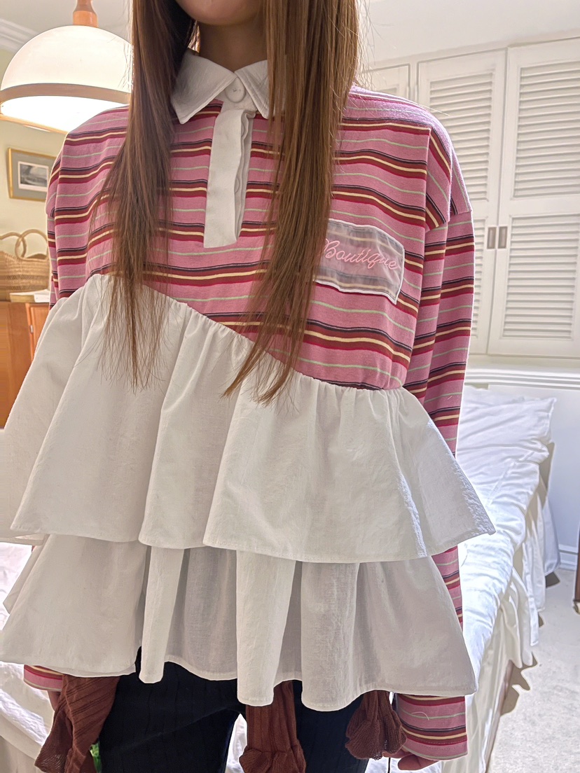 BOUTIQUE-L東大門實拍女士新款熱賣時尚推薦職業長袖T恤BOUTIQUE-L長袖T恤