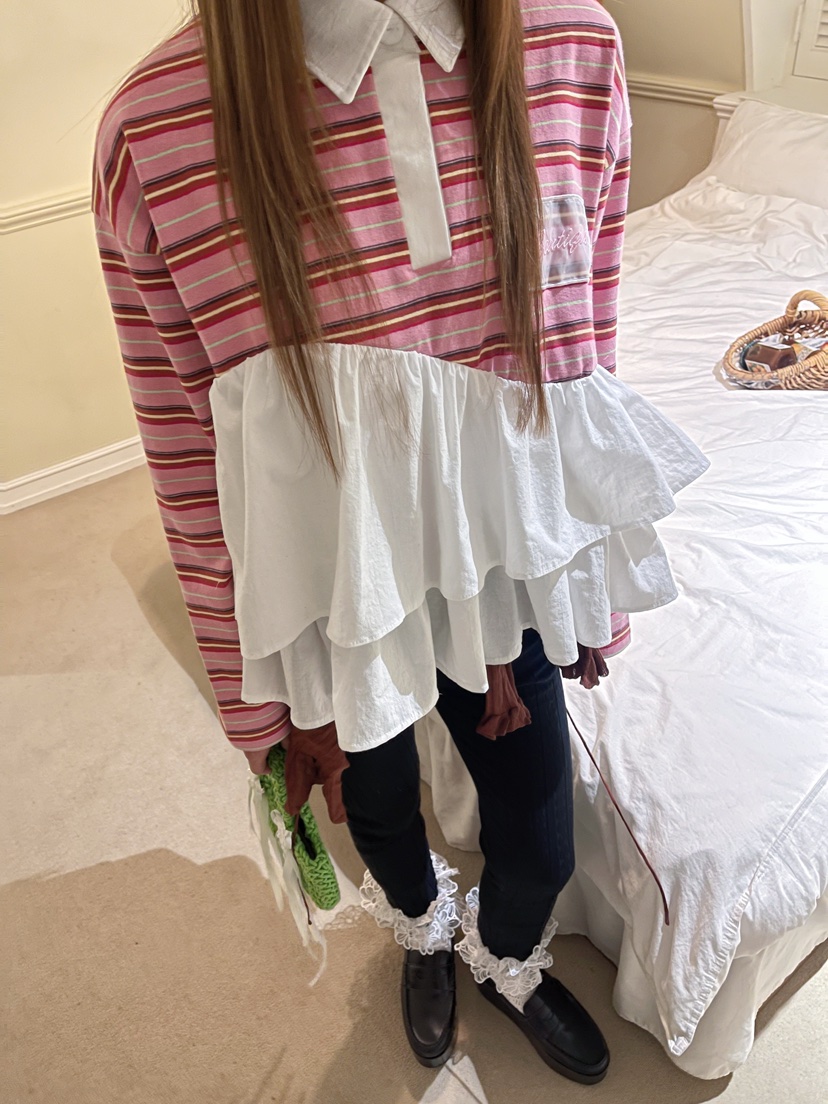 BOUTIQUE-L東大門實拍女士新款熱賣時尚推薦職業長袖T恤BOUTIQUE-L長袖T恤圖色1