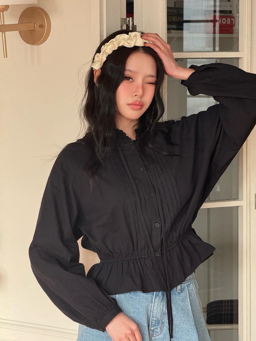 LOVABLE韓國直郵女士新款推薦人氣時尚熱賣真品襯衫蕾絲衫LOVABLE襯衫/蕾絲衫