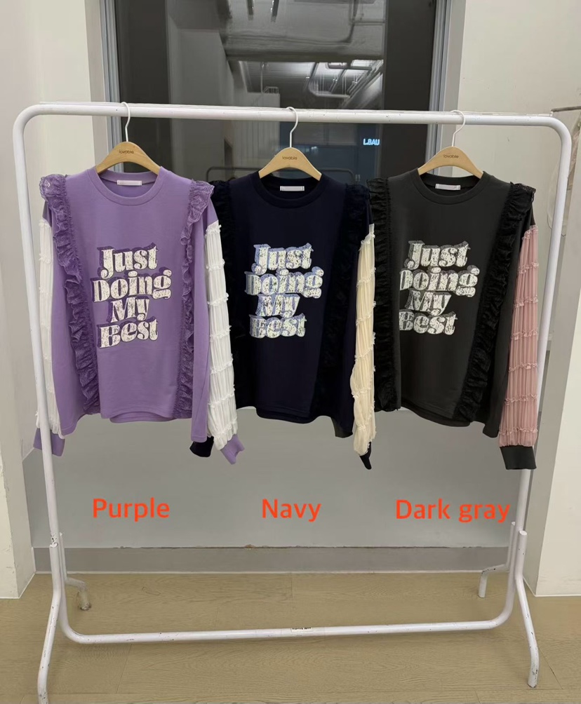 LOVABLE韓國代購女裝新品熱賣人氣時尚職業26春夏休閑衛衣LOVABLE衛衣