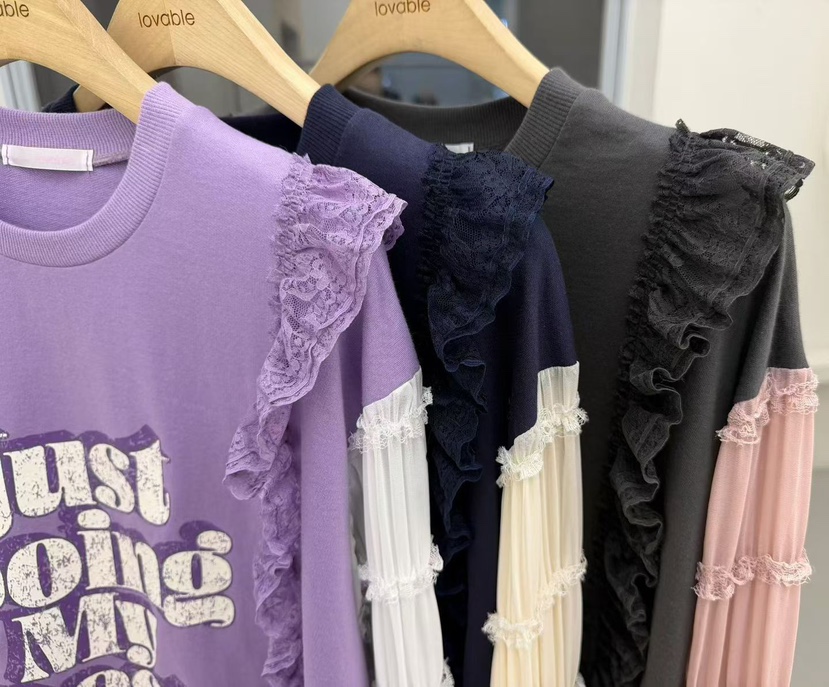 LOVABLE韓國代購女裝新品熱賣人氣時尚職業26春夏休閑衛衣LOVABLE衛衣